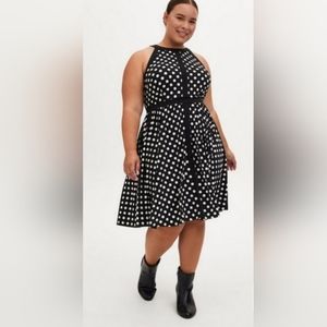 Torrid Retro Knit Skater Dress